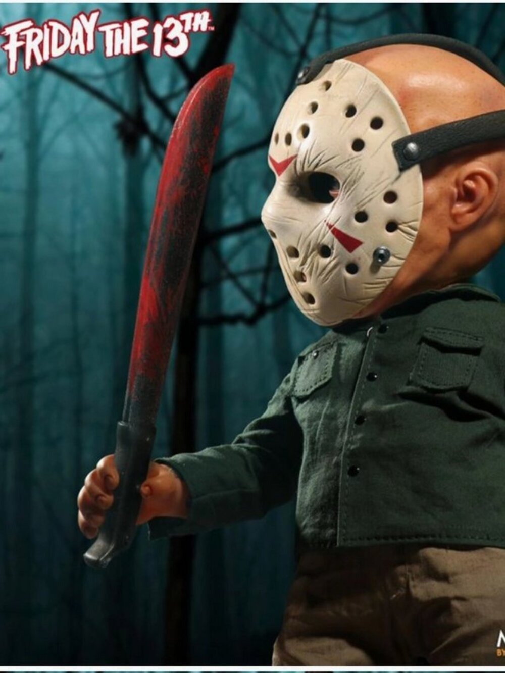Mezco Friday the 13th Jason Voorhees 15" Mega Scale Doll Figure w/ Sound In Box - Picture 6 of 9